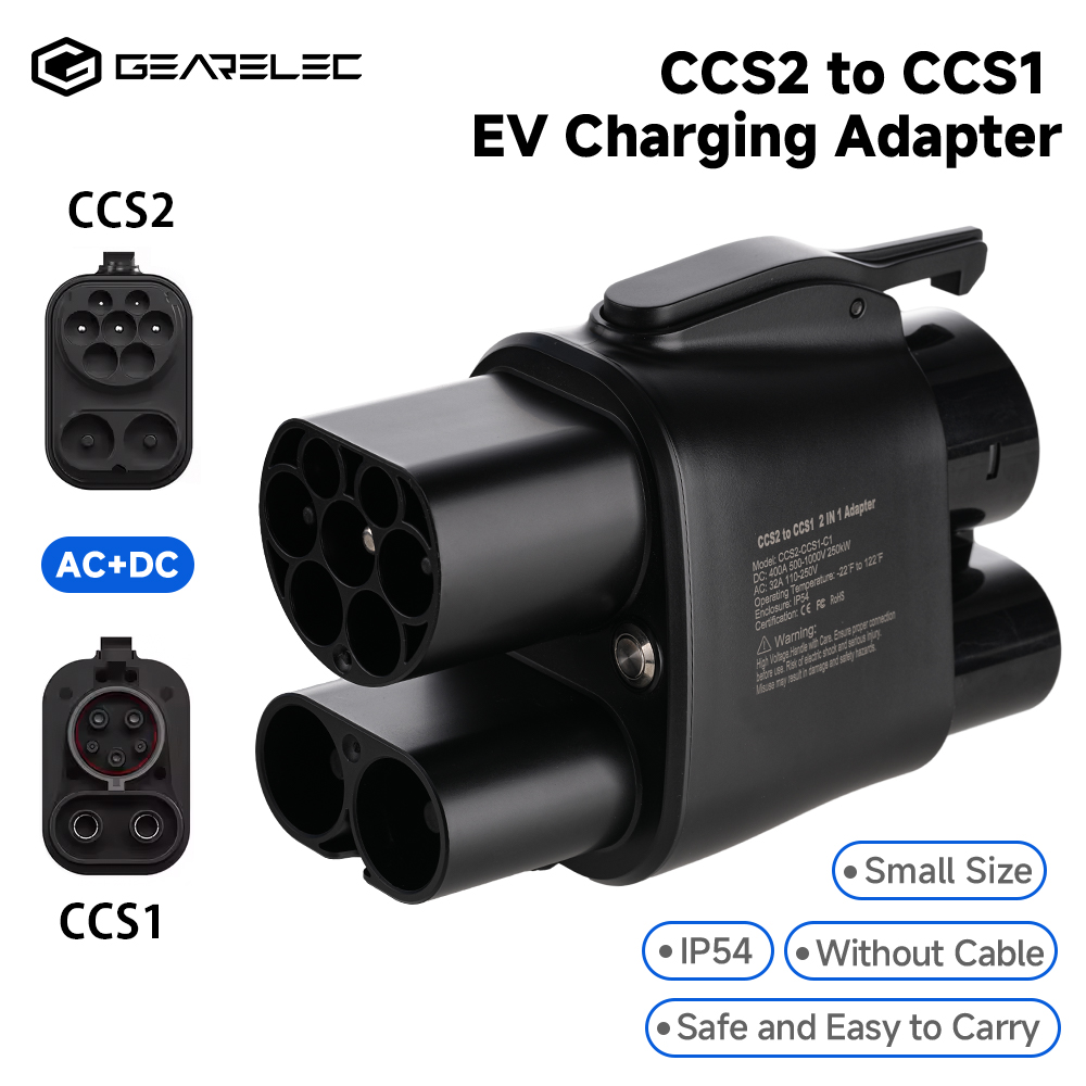 Ccs2 To Ccs1 Fast Charge Adapter 250Kw - GEARELEC CCS2 - CCS1アダプター DC 400A