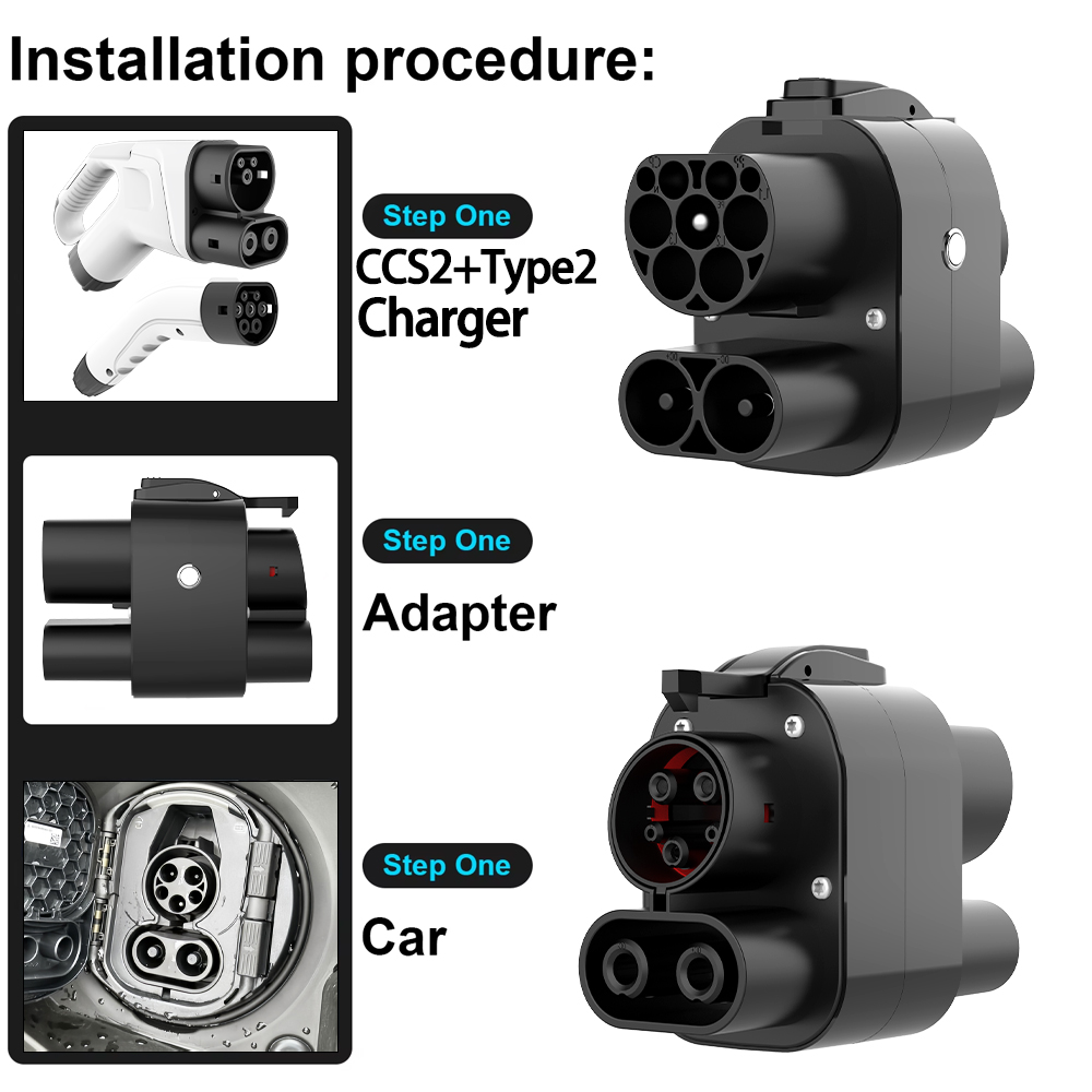 UNIRISE 250kW+7.2kW DC+AC CCS2 - Ccs2 To Ccs1 Fast Charge Adapter 250Kw のレビューと価格