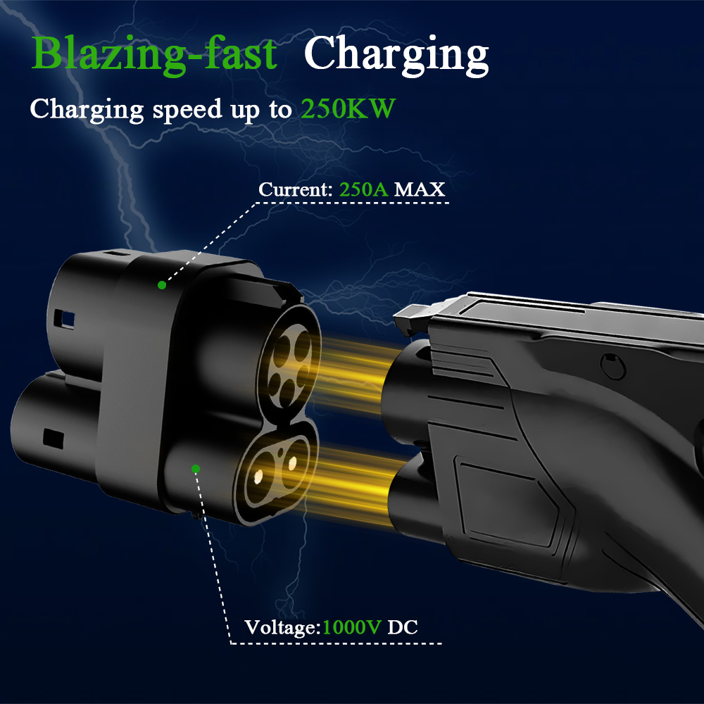 コランキー CCS1 - CCS2 EV DC 1000V  - Ccs2 To Ccs1 Fast Charge Adapter 250Kw のレビューと価格