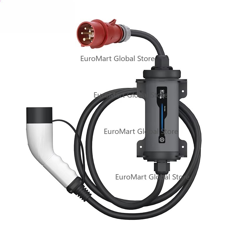 タイプ2からレッドCEEプラグへの変換、電気自動車EV充電レ - Portable Ev Charger 32A Type 2 Cee Plug のレビューと価格