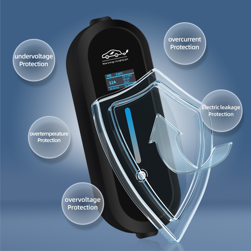 電気自動車用ポータブル充電器,ケーブルタイプ2,iec621 - Portable Ev Charger 32A Type 2 Cee Plug のレビューと価格