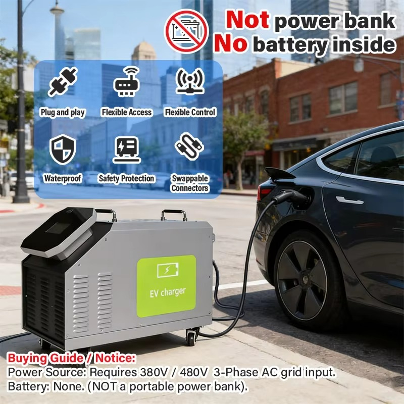 480V三相AC電源入力 7kW 20kW 30kW 40k - Portable Dc Fast Charger 20Kw Ccs2 のレビューと価格