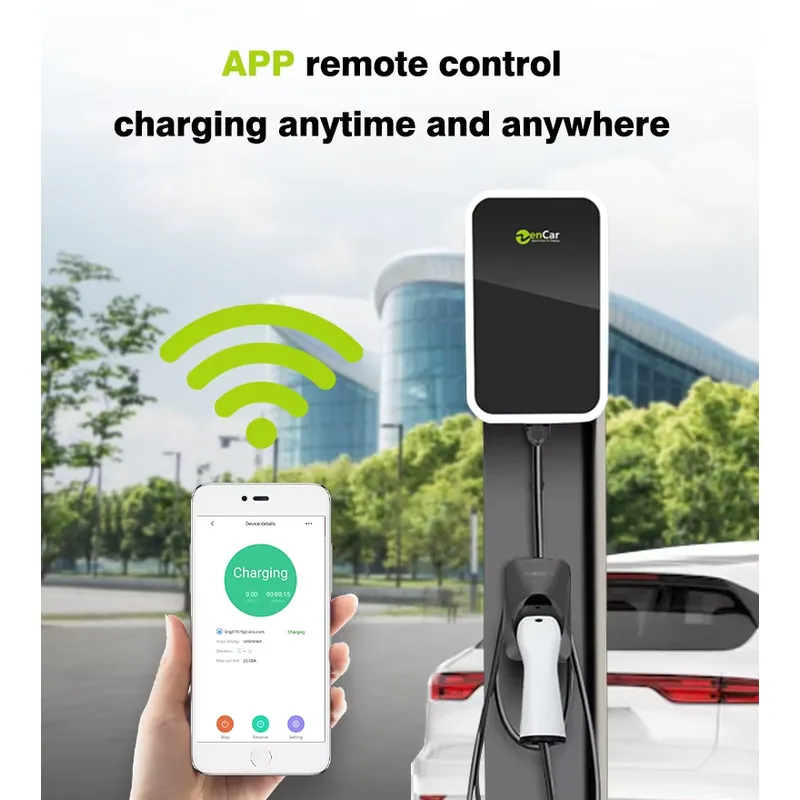 22kW EV充電器 タイプ2 ウォールボックス 32A 3 - 22Kw Wallbox Type 2 Ocpp Rfid のレビューと価格